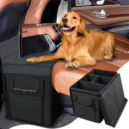 YCooiFo Car Seat Extender for Dogs, Backseat Extender for Large Dog up to 180 LBS, Foldable Back or Front Seat Extender for Most Cars Car Organizer Gap Filler