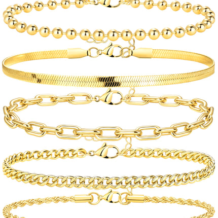 Poxtex Extra Large Anklets for Women Large Ankle, 14K Real Gold Dainty Anklets for Women Waterproof, 10"+2" Adjustable Large Ankle Bracelets for Women Plus Size, Ankle Bracelets for Women Trendy,
