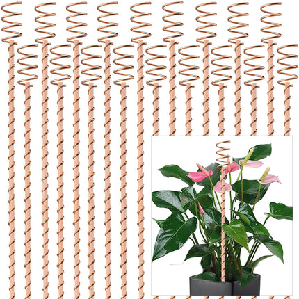 18Pack Electroculture Plant Stakes, 12" Electroculture Copper Gardening Antenna, Copper Coil Plant Stakes for Garden,Garden Stakes for Plants Fruits Vegetables Growth,Eco-Friendly,High-Yield