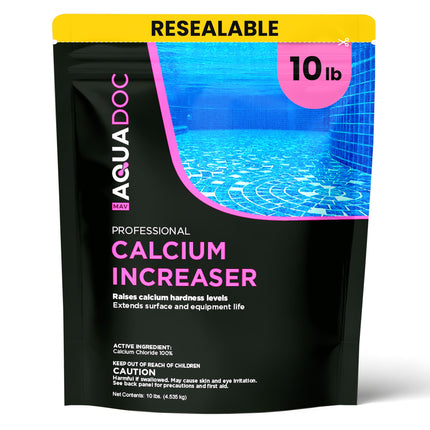 MAV AquaDoc Pool Calcium Hardness Increaser - 10lb - Fast-Dissolving Calcium Chloride for Swimming Pools - Made in the USA