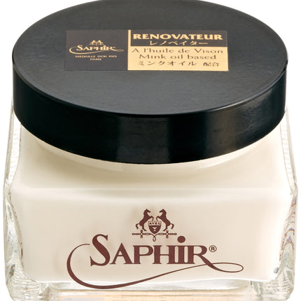 Saphir Medaille d'Or Renovator – All-Purpose Leather Shoe Cleaner & Conditioner - With Mink Oil