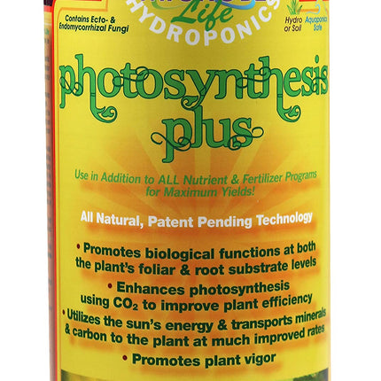 Microbe Life Hydroponics Premium Photosynthesis Plus to Grow Fruits, Vegetables, and Herbs, The Best Professional Big Bud Grow, Use with Any Feeding Systems Including Hydroponics or Soil, 32 Ounces