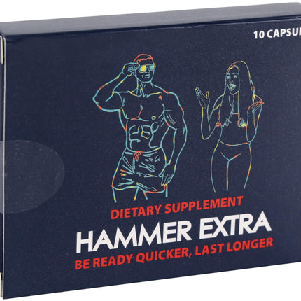 Hammer Extra Fast Acting Herbal Supplement for Men. Horny Goat Weed Tongkat Ali Ginseng Tribulus Maca. Male Performance Supplement Pills for Men Energy Stamina & Endurance. A Male Enhancing Supplement