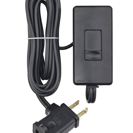 Leviton Table Top Plug in Lamp Dimmer for Dimmable LED, Halogen and Incandescent Bulbs, TBL03-10E, Black