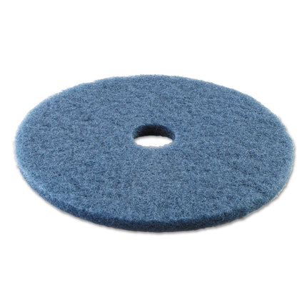 Boardwalk BWK4020BLU Standard Scrubbing Floor Pads, 20" Diameter, Blue (Case of 5)