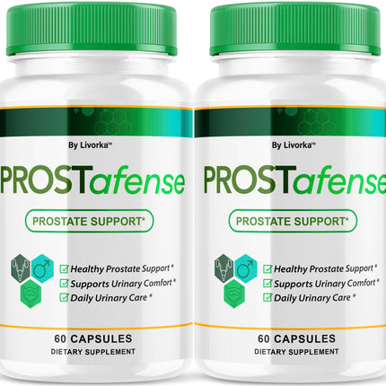 (2 Pack) Prostafense Health Supplements for Men Capsules - Official Prostafense Pills All Natural Support, Prostafence Maximum Strength Premium Formula for Daily Wellness, 120 Capsules for 2 Months