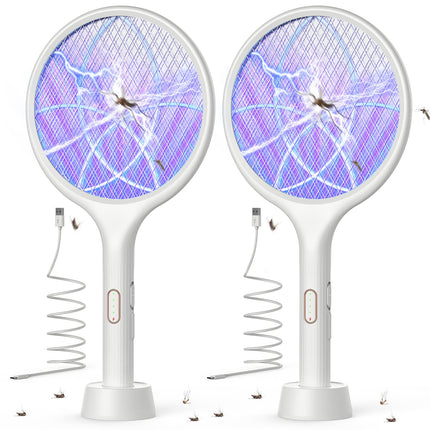 YISSVIC Electric Fly Swatter 4000V Bug Zapper Racket Dual Mode