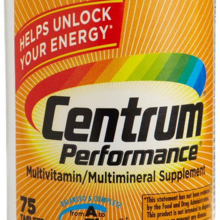 Centrum Performance Vitamins, 75 ct