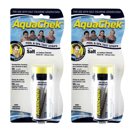 AquaChek 561141-02 Salt Water Test Strips for Swimming Pools, 10-Count, 2-Pack