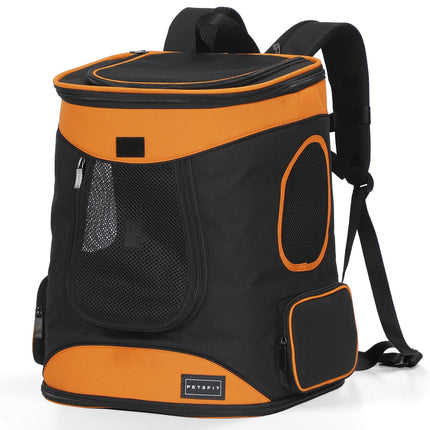 Petsfit Dog Backpack Carrier with Upgrade Waist Cushion Design to Better Fit The Waist, Suitable for Small and Medium Dogs Cats, and Rabbits up to 18 Pounds