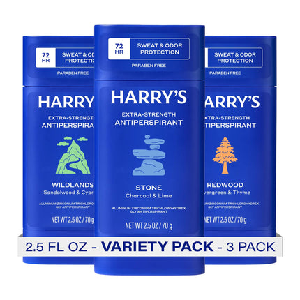Harry's Extra-Strength Antiperspirant Deodorant - Variety - 2.5 oz (3 Pack)