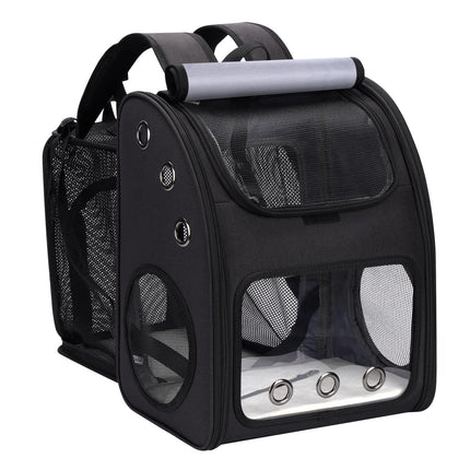 COVONO Cat Backpack Carrier, Expandable Pet Carrier Backpack for Cats & Small Pets, Super Ventilated Breathable Design, Airline Approved Portable Travel Backpack for Hiking, Camping & Outdoor Use
