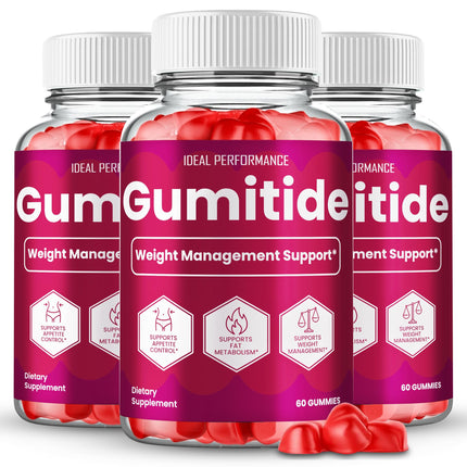 IDEAL PERFORMANCE Gumitide Gummies, Gumitide Gummy Reviews (3 Pack)