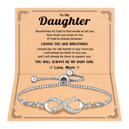 UNGENT THEM Daughter Birthday Gifts from Mom Mother Adult Daughter Bracelet