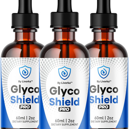 (3 Pack) Glyco Shield Drops - Official GlycoShield Pro Blood Formula Support Supplement Drops - Maximum Strength Original Natural to Overall Wellness and Support Health Reviews, 3 Bottles for 3 Months