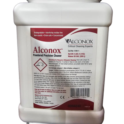 Alconox Detergent Cleaning Concentrate 4 lb. Container