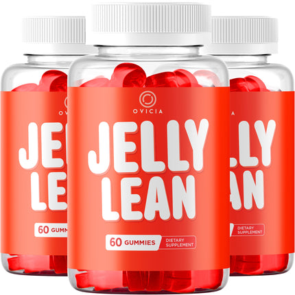 (3 Pack) Jelly Lean Gummies - Official Jelly Lean Gummys Advanced Premium Formula Maximum Strength, All Natural Daily JellyLean Vitamins Support For Overall Health & Wellness, 180 Gummies For 3 Months