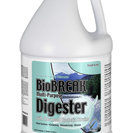 Bio-Break Multi-Purpose Odor Eliminator with Bacteria Strains and Enzymes by Nilodor, 1 gallon (128SBN BBZYM)