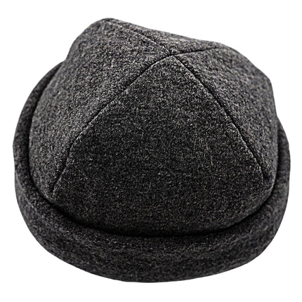 frihed. Sauna hat - Made of woolwalk - 100% Sheep's Wool - Premium Sauna Accessory for Men and Women - Flexible Size - Made in Germany (Basalt)