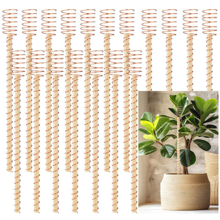 DoubleFill 18 Pcs Electroculture Copper Plant Stakes, 12 Inches