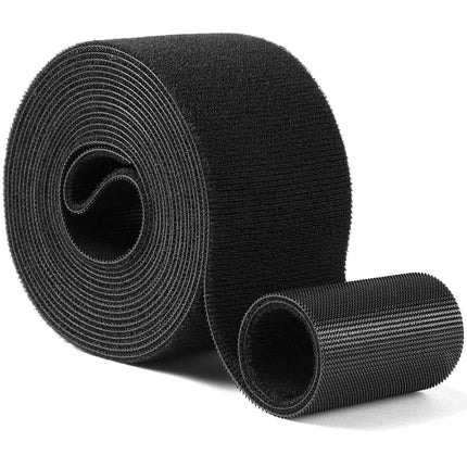 2in x 12ft | Hook and Loop Straps Heavy Duty | Double Sided Self-Gripping Strips | Reusable Multi-Purpose Wrap Roll for Home, Office, Data Center, and More