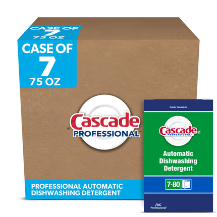 Cascade Automatic Dishwashing Detergent Powder with Dawn, 75 oz, 7 pack