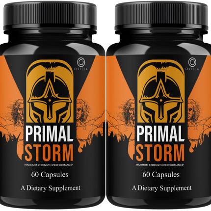 (2 Pack) Primal Storm Capsules - Advanced PrimalStorm Pills Premium Formula Support All Natural Ingredients Maximum Strength, Daily Vitamins for Health & Wellness Reviews, 120 Capsules for 2 Months
