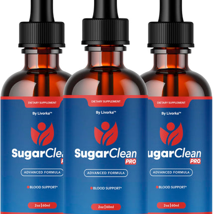 (3 Pack) Sugar Clean Pro Drops - Official SugarClean Pro Advanced Premium Liquid Formula Support - Maximum Strength, Natural Supplement for Overall Health & Wellness Reviews, 3 Bottles for 3 Months