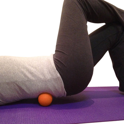 Kieba Massage Lacrosse Balls for Myofascial Release, Trigger Point Therapy, Muscle Knots, and Yoga Therapy. Set of 2 Firm Balls (2 Orange)