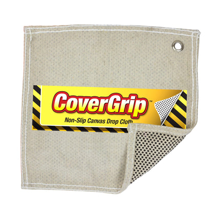 CoverGrip 8 oz Canvas Safety Drop Cloth, 3.5' x 12'