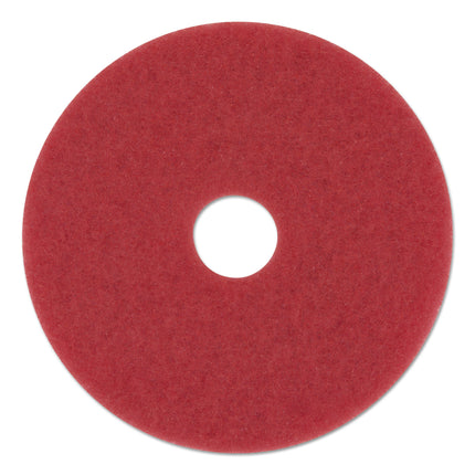 Boardwalk 4020RED Standard Floor Pads, 20" Diameter, Red (Case of 5)