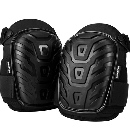 BALENNZ Professional Knee Pads for Work - Heavy Duty Foam Padding Gel Construction Knee Pads with Strong Double Straps – Comfortable Knee Protection for Indoor and Outdoor Use (Knee High)