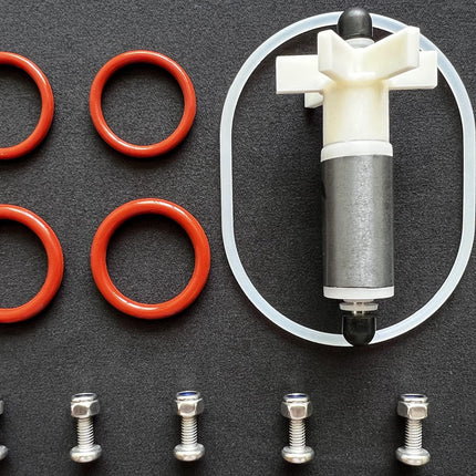 P4071 58113 Hot Tub Water Pump E02 Repair Kit for Coleman SaluSpa Lay-Z-Spa (w/Impeller & Shafts)