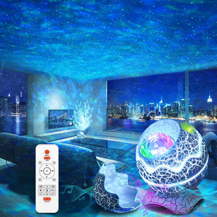 Rossetta Galaxy Star Night Light Projector, Nebula Lights for Kids Room