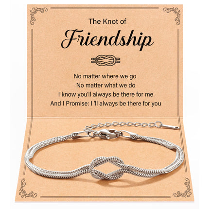 Best Friend Friendship Gifts for Women, Friendship Bracelets Love Knot