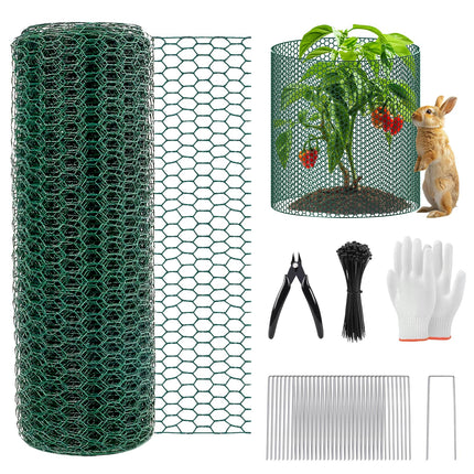 33Ft x 24In Plant Protectors from Animals, Plant Cages for Outdoor Plants