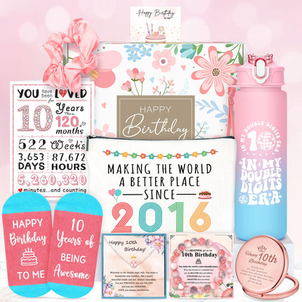 10 Year Old Girl Birthday Gift for 10 Years Old Girls Gifts Trendy Stuff Happy 10th Birthday Gifts for Girls Popular Ten Year Olds Girl Gift Ideas Cute Double Digits Decorations Presents Accessories