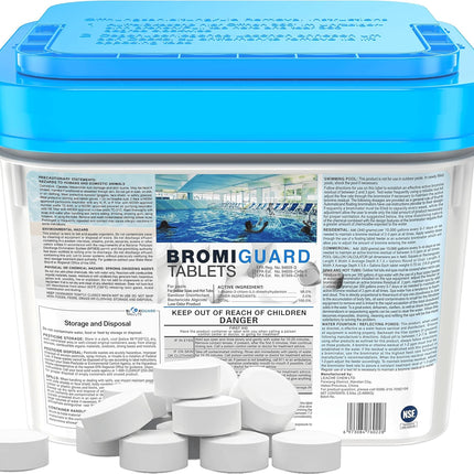 【1 Inch 5.5 Lbs】 Bromine Tablets for Spa Hot Tub Chemical Tabs Brominating Tablets Spa Hot Tub Chemical Sanitizer