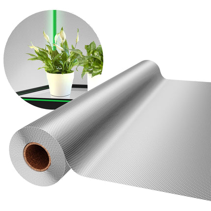 VIVOSUN 6 Mil Mylar Film Roll, 4 ft. x 10 ft. Diamond Film Foil Roll, Heavy-Duty Reflective Film for Grow Tent, Warm House, and Grow Room (10 ft.)