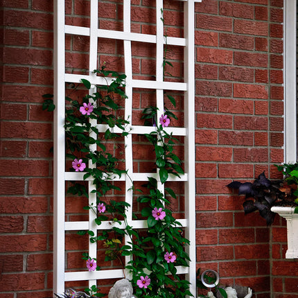 London 30"W x 78"H Vinyl Trellis