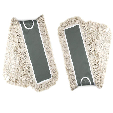 JINCLEAN 2 Pack of 36 Cotton Refills for Industrial Class Floor Dust mop Series Can be fit with Others (2 Pack of 36 Cotton Refill)