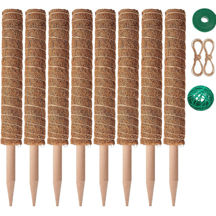 Eibikdi 101in Moss Pole for Plants Monstera 8 Pcs