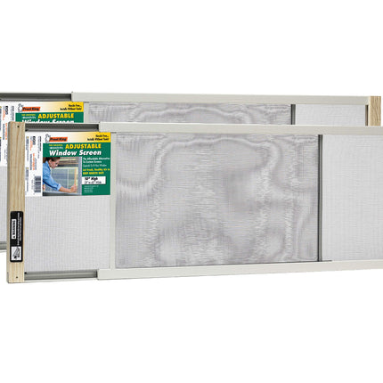 Frost King 2AWS1045 WB Marvin Adjustable Window Screen, 10in High x Fits 25-45in Wide (2-Pack)