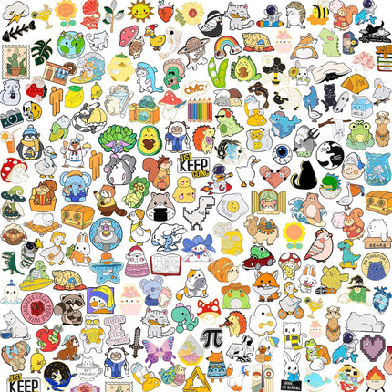 50-Pack Mixed Enamel Brooch Bulk Set,Lapel Badges, Cartoon Plant Enamel Pin Sets, Funny Button Pins Jewelry for Backpack Cloths Hats Jacket Decoration (50 PCS)