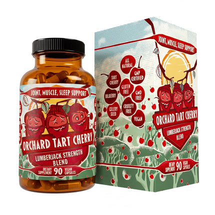 Hippie Farms Orchard Tart Cherry - Grown in USA - Lumberjack Strength Blend