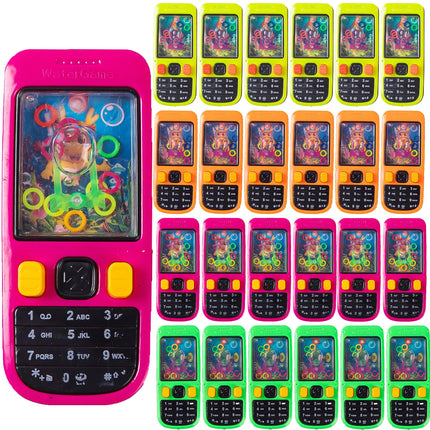 Desyeryamimi 24 Pack Handheld Water Ring Games for Kids Party Favors