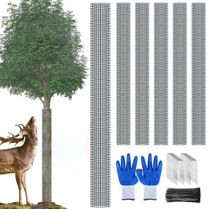 MUDEREK 6 Pack Metal Tree Trunk Protector-48