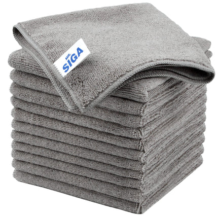 MR.SIGA Microfiber Cleaning Cloths, Streak Free Microfiber Towels, 12 Pack