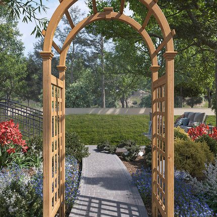 Rosewood 47"W x 89"H Cedar Arbor