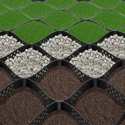 VIVOSUN 2'' Depth Ground Grid, 9x17 ft, High-Density HDPE Geo Cell